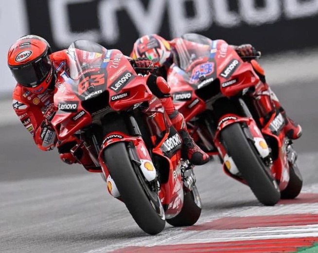 Les Ducati étaient bien au rendez-vous