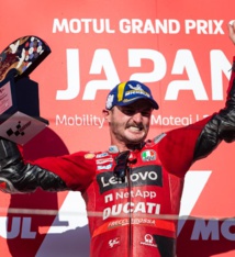 La joie du podium pour Miller La joie du podium pour Miller