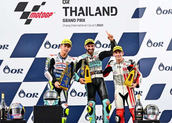Le podium © MotoGP.com