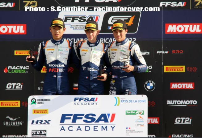 Un dernier podium très représentatif du championnat Un dernier podium très représentatif du championnat