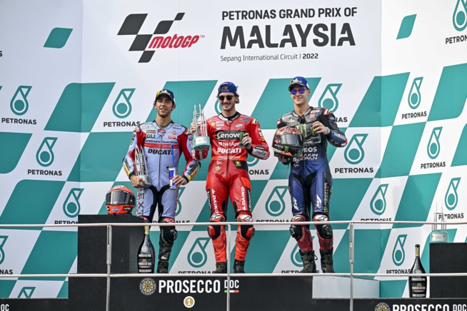 En se hissant sur le podium, Quartararo repousse l'échéance (Photo Yamaha) En se hissant sur le podium, Quartararo repousse l'échéance (Photo Yamaha)
