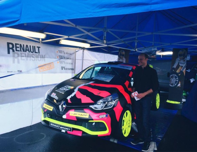 Plus belle déco pour Denis Bernardi en Clio Cup Plus belle déco pour Denis Bernardi en Clio Cup