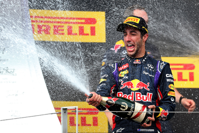 Une superbe victoire pour Ricciardo ( Thompson/Getty Images) Une superbe victoire pour Ricciardo ( Thompson/Getty Images)