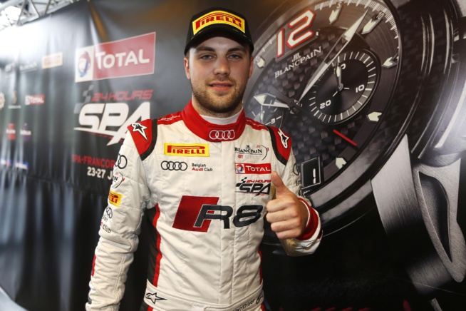 Vanthoor a remporté la catégorie Pro-am (Photo Audi) Vanthoor a remporté la catégorie Pro-am (Photo Audi)