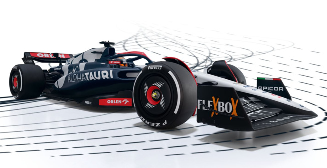 Un rendu 3D de l’AT04 © Alpha Tauri Un rendu 3D de l’AT04 © Alpha Tauri