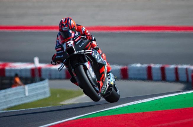 Maverick Vinales fut le seul à pouvoir  suivre Bagnaia Maverick Vinales fut le seul à pouvoir  suivre Bagnaia
