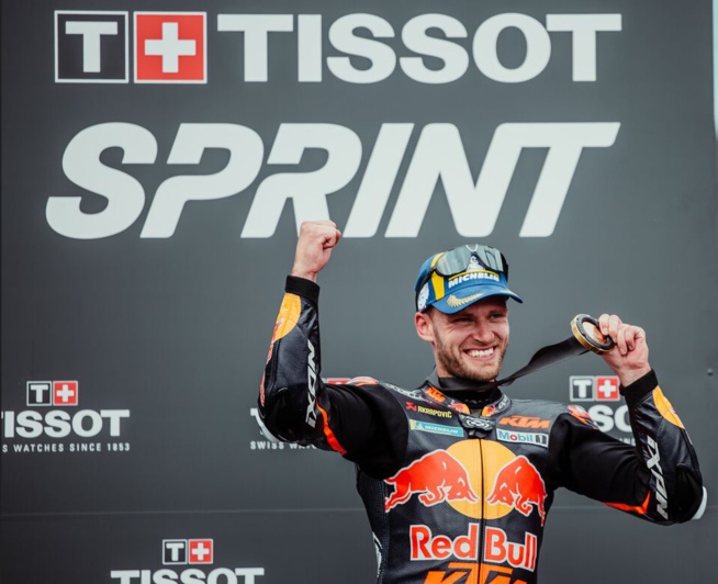 Une belle médaille pour le talentueux Brad Binder (Rob Gray Polarity photo) Une belle médaille pour le talentueux Brad Binder (Rob Gray Polarity photo)