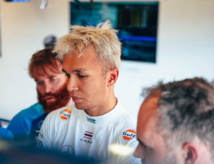 Albon provoque le premier drapeau rouge © Williams F1 Albon provoque le premier drapeau rouge © Williams F1