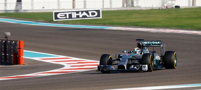 Lewis Hamilton a dominé la course © Mercedes GP