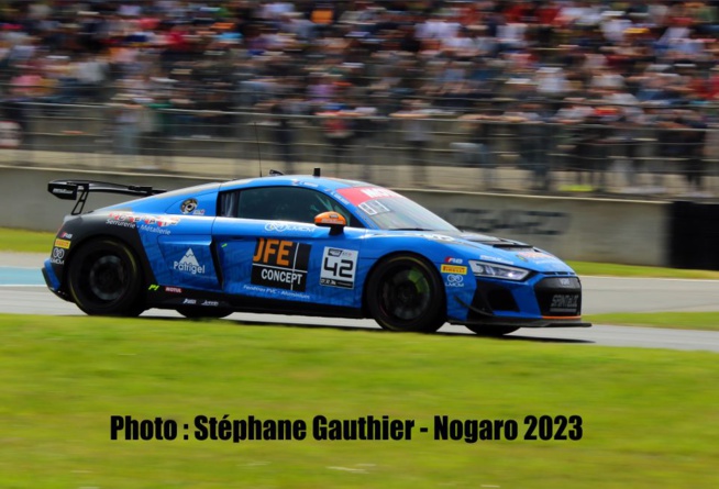 Une Audi finalement très à l'aise à Nogaro