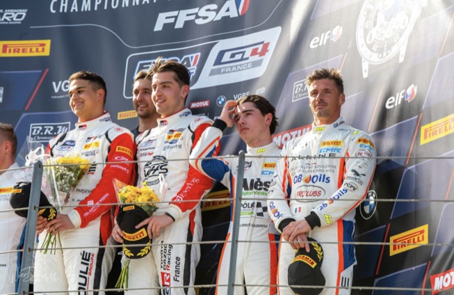 Podium pour Cabirou et Panciatici (Photo Nico Deumille) Podium pour Cabirou et Panciatici (Photo Nico Deumille)