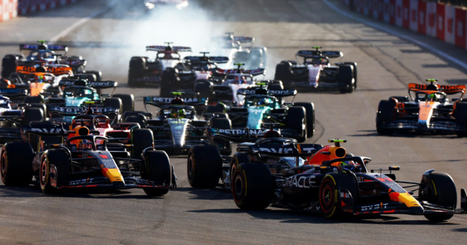 Le départ assez sage © RedBull media Le départ assez sage © RedBull media