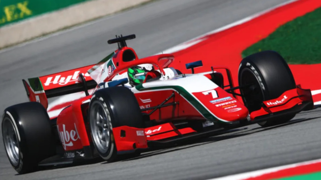 Vesti vainqueur sous la pluie © FIA F2 Vesti vainqueur sous la pluie © FIA F2