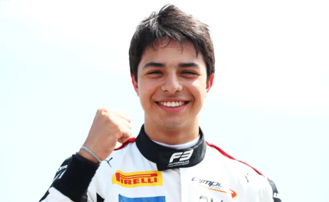 Marti vainqueur en Espagne © FIA F3 Marti vainqueur en Espagne © FIA F3