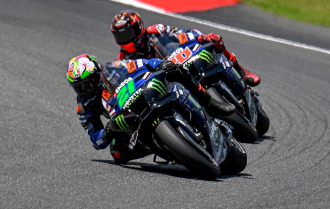 Encore une dure journée pour les pilotes Yamaha Encore une dure journée pour les pilotes Yamaha