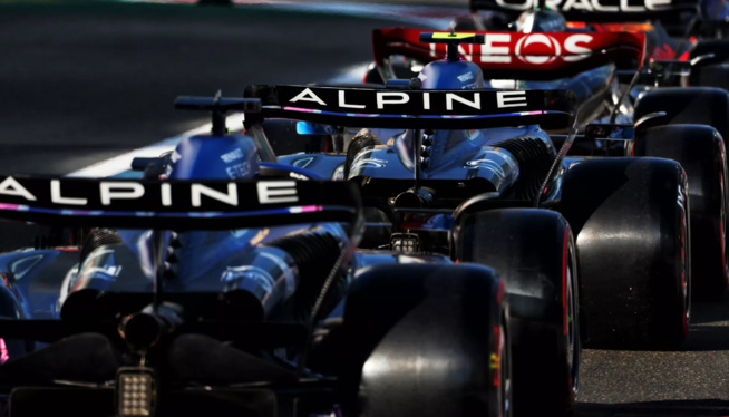Alpine en difficulté © Alpine F1 Alpine en difficulté © Alpine F1