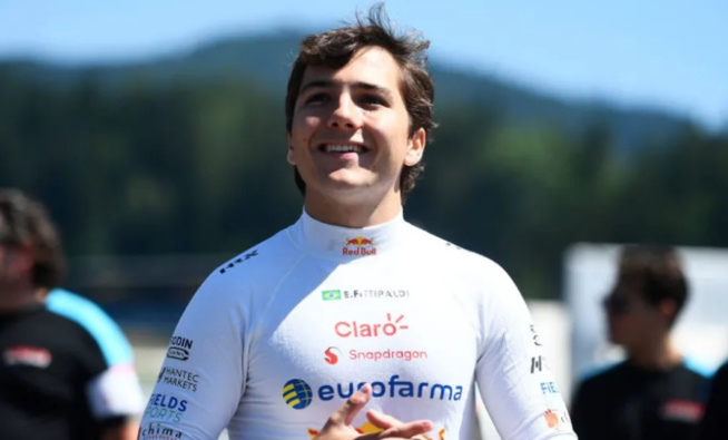 Enfin la victoire pour Fittipaldi et Carlin © FIA F2 Enfin la victoire pour Fittipaldi et Carlin © FIA F2