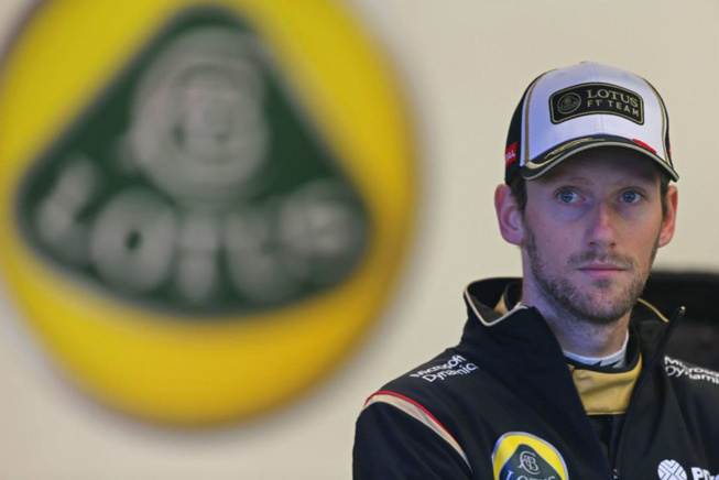 Romain Grosjean satisfait : © Lotus F1 Team Romain Grosjean satisfait : © Lotus F1 Team