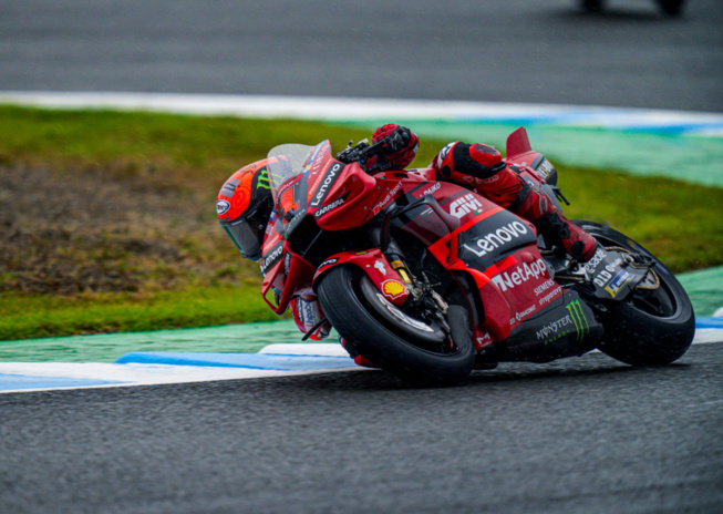 Il ne reste que 3 points d'avances au championnat pour F.Bagnaia Il ne reste que 3 points d'avances au championnat pour F.Bagnaia
