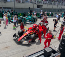 Leclerc n’aura guère été plus loin que la grille © Ferrari