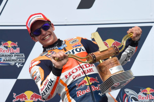 Marquez a pris la victoire en main à Austin (Honda Racing) Marquez a pris la victoire en main à Austin (Honda Racing)
