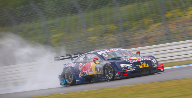 Ekström sous la pluie : © ITR / DTM Ekström sous la pluie : © ITR / DTM