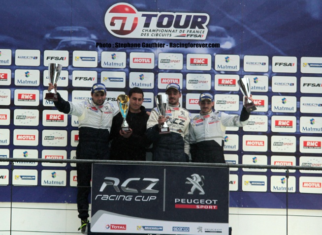 Le premier podium