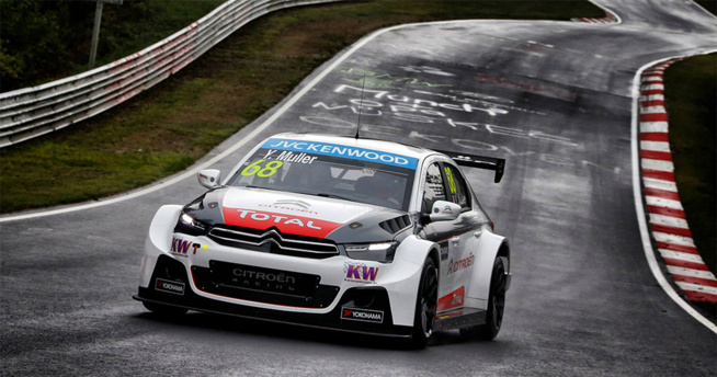 Muller inscrit son nom au Nurburgring : © Citroën Média