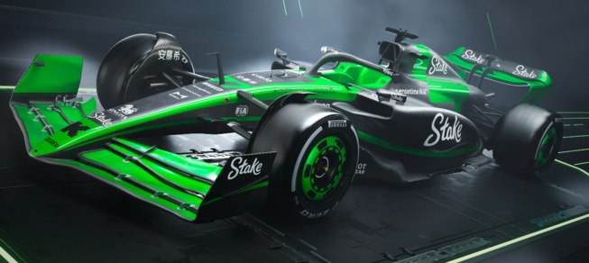 La voiture sera bien visible en piste © Stake F1 La voiture sera bien visible en piste © Stake F1