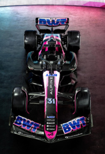 La version rose de l’Alpine © Alpine F1 Team La version rose de l’Alpine © Alpine F1 Team