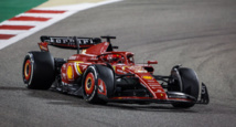 Leclerc en difficulté en début de course © Ferrari