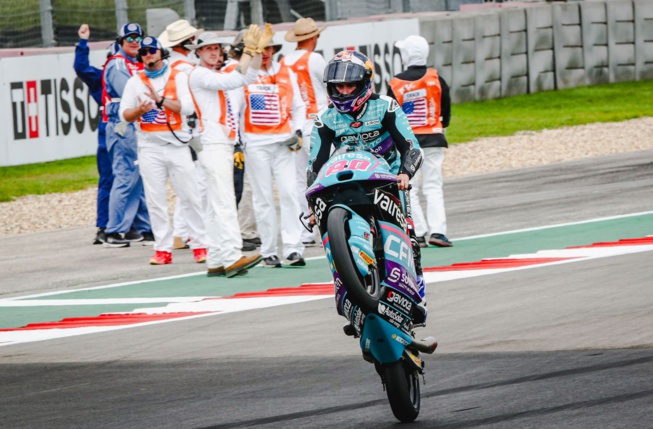 David Alonso s'est mis en orbite à Austin (Photo Gold&Goose Redbull Content pool) David Alonso s'est mis en orbite à Austin (Photo Gold&Goose Redbull Content pool)