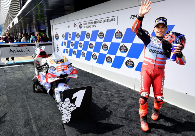 Marc Marquez très vite à Jerez (Photo : Gold & Goose Red Bull Content pool) Marc Marquez très vite à Jerez (Photo : Gold & Goose Red Bull Content pool)