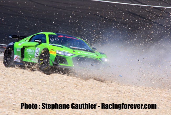 Violente sortie de piste pour S.Rambaud Violente sortie de piste pour S.Rambaud