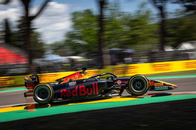 Les résultats décollent ce dimanche pour Hadjar (Dutch Photo Agency - Red Bull Content pool) Les résultats décollent ce dimanche pour Hadjar (Dutch Photo Agency - Red Bull Content pool)