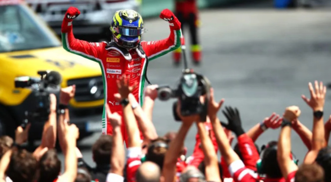 Bearman costaud en Autriche © FIA F2 Bearman costaud en Autriche © FIA F2