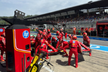 Leclerc aura passé beaucoup de temps au stand © Ferrari Leclerc aura passé beaucoup de temps au stand © Ferrari