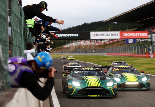 Aston Martin rentre dans l'histoire des 24h de Spa (Photo SRO) Aston Martin rentre dans l'histoire des 24h de Spa (Photo SRO)