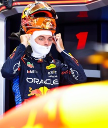 Tempête sous le casque pour Verstappen (Getty Images RBCP) Tempête sous le casque pour Verstappen (Getty Images RBCP)
