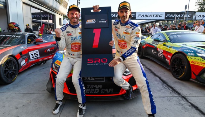 A Monza les numéros 1 étaient Benjamin Lariche et Robert Consani (Photo SRO) A Monza les numéros 1 étaient Benjamin Lariche et Robert Consani (Photo SRO)