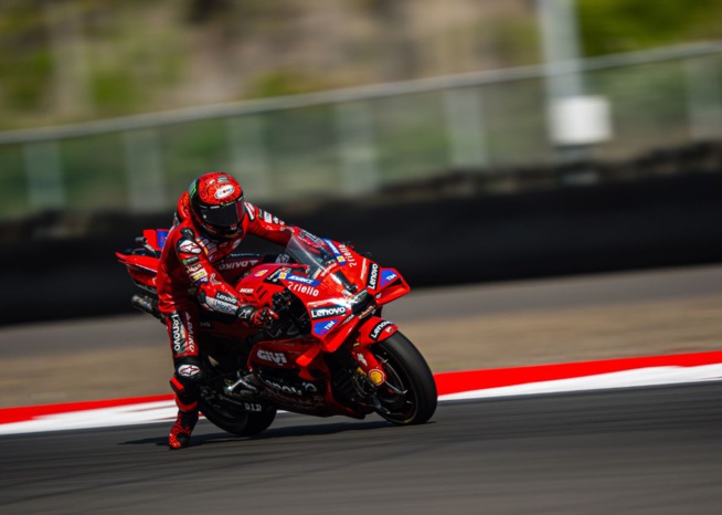 Bagnaia s'en sort bien (Photo Ducati) Bagnaia s'en sort bien (Photo Ducati)
