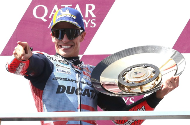 Un trophée de plus pour Marc Marquez (Gold&Goose red Bull Content pool) Un trophée de plus pour Marc Marquez (Gold&Goose red Bull Content pool)