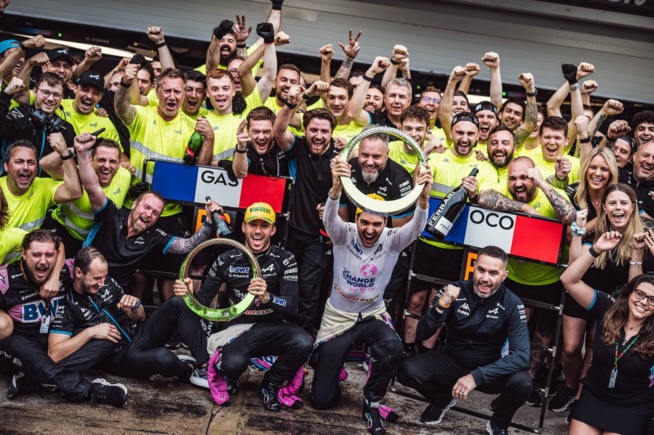 Un résultat qui récompense toute l'équipe (Photo Renault SAS) Un résultat qui récompense toute l'équipe (Photo Renault SAS)