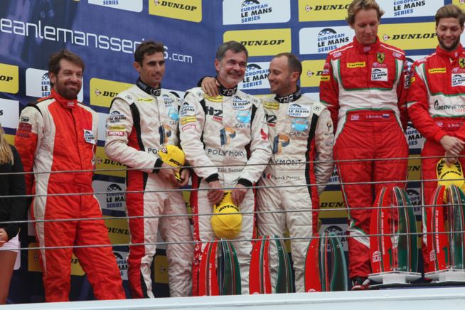 Dino Lunardi avec ses coéquipiers Eric Dermont et Franck Perera. Dino Lunardi avec ses coéquipiers Eric Dermont et Franck Perera.