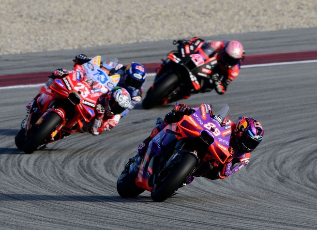 Jorge Martin n'a pas eu une course tranquille (Gold&Goose RedBull content pool) Jorge Martin n'a pas eu une course tranquille (Gold&Goose RedBull content pool)