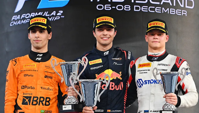 Le podium de F2 @ FIA F2 Le podium de F2 @ FIA F2