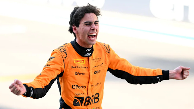 Bortoleto titré © FIA F2 Bortoleto titré © FIA F2