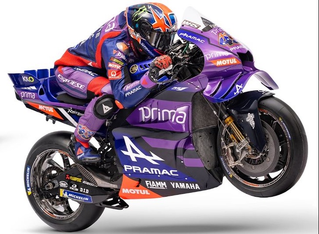 Pramac passe en Yamaha mais reste en violet avec Alpine en sponsor Pramac passe en Yamaha mais reste en violet avec Alpine en sponsor