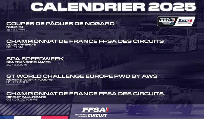 FFSA GT 2025 : Un nouveau souffle pour le Championnat de France FFSA GT 2025 : Un nouveau souffle pour le Championnat de France