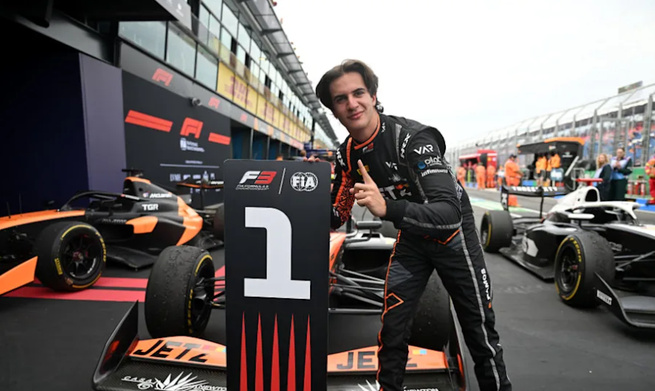 La première victoire de la saison pour Ramos © FIA F3 La première victoire de la saison pour Ramos © FIA F3